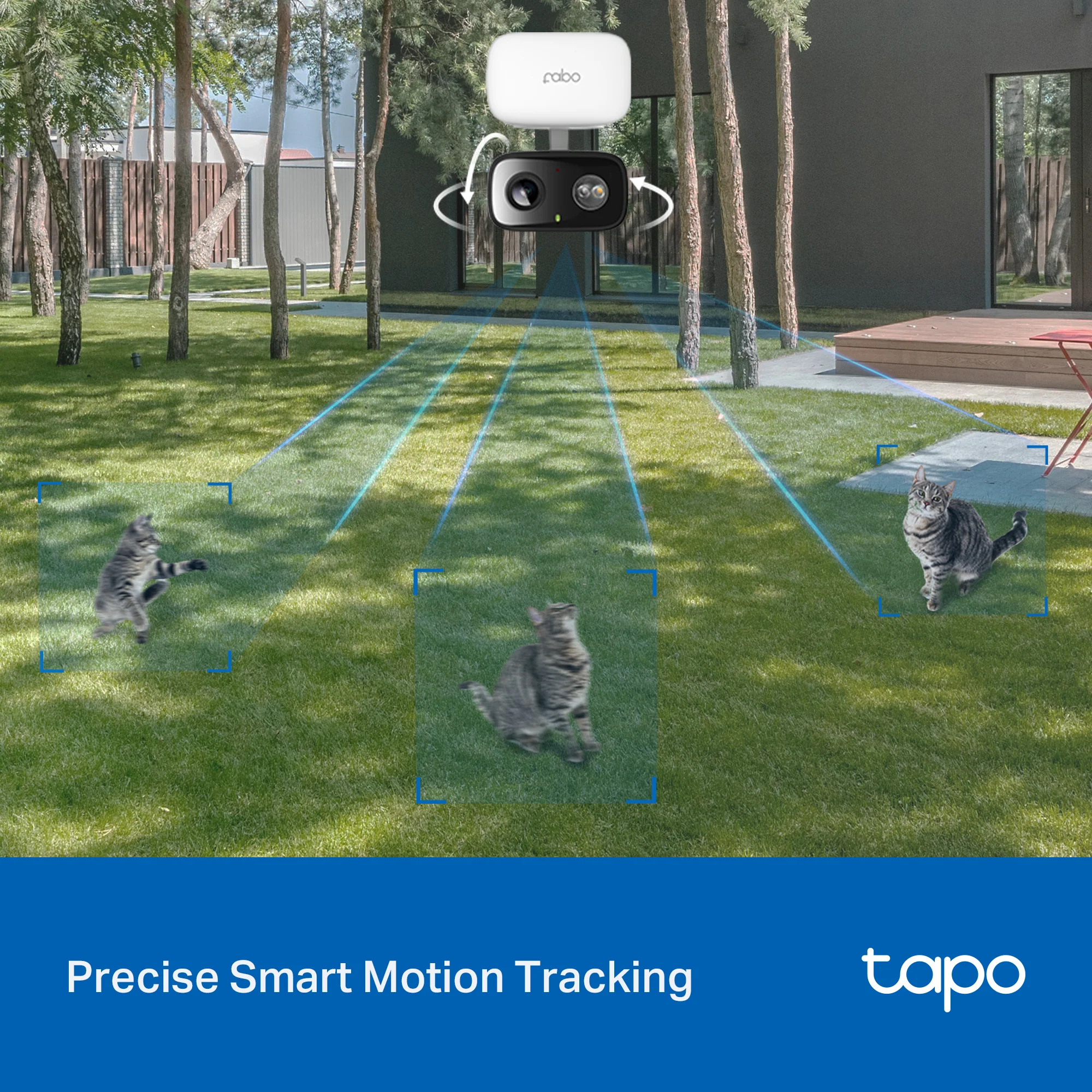 1080P Pan/Tilt Indoor/Outdoor Security Camera, Tapo C206 HybridCam 360 2-Pack - Image 6