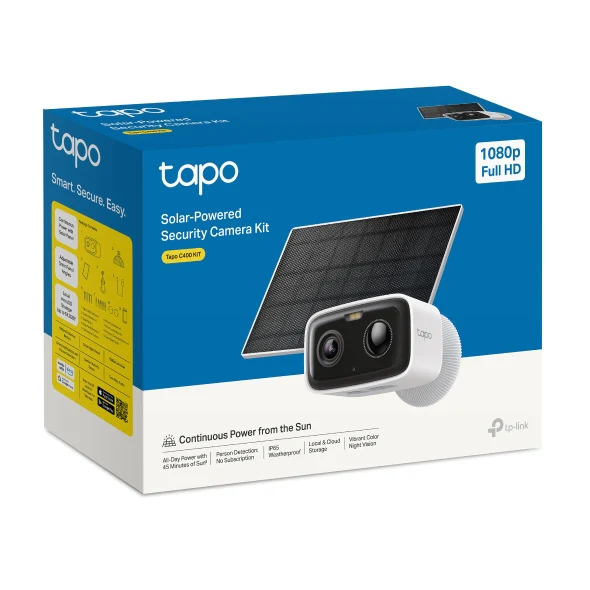 1080P Smart Solar-Powered Wire-Free Outdoor Security Camera, Tapo C400 Kit - Image 11