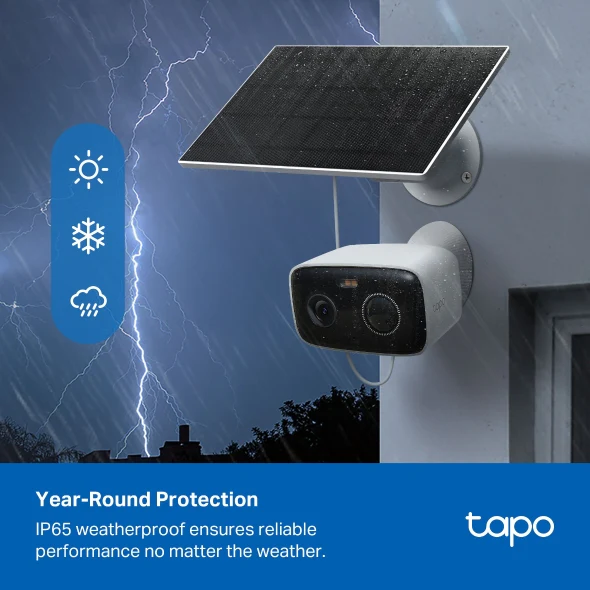 1080P Smart Solar-Powered Wire-Free Outdoor Security Camera, Tapo C400 Kit - Image 5