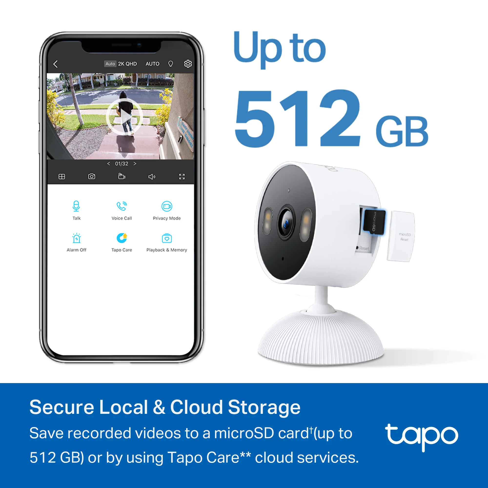 2K Indoor/Outdoor Security Camera, Tapo C113 HybridCam - Image 5