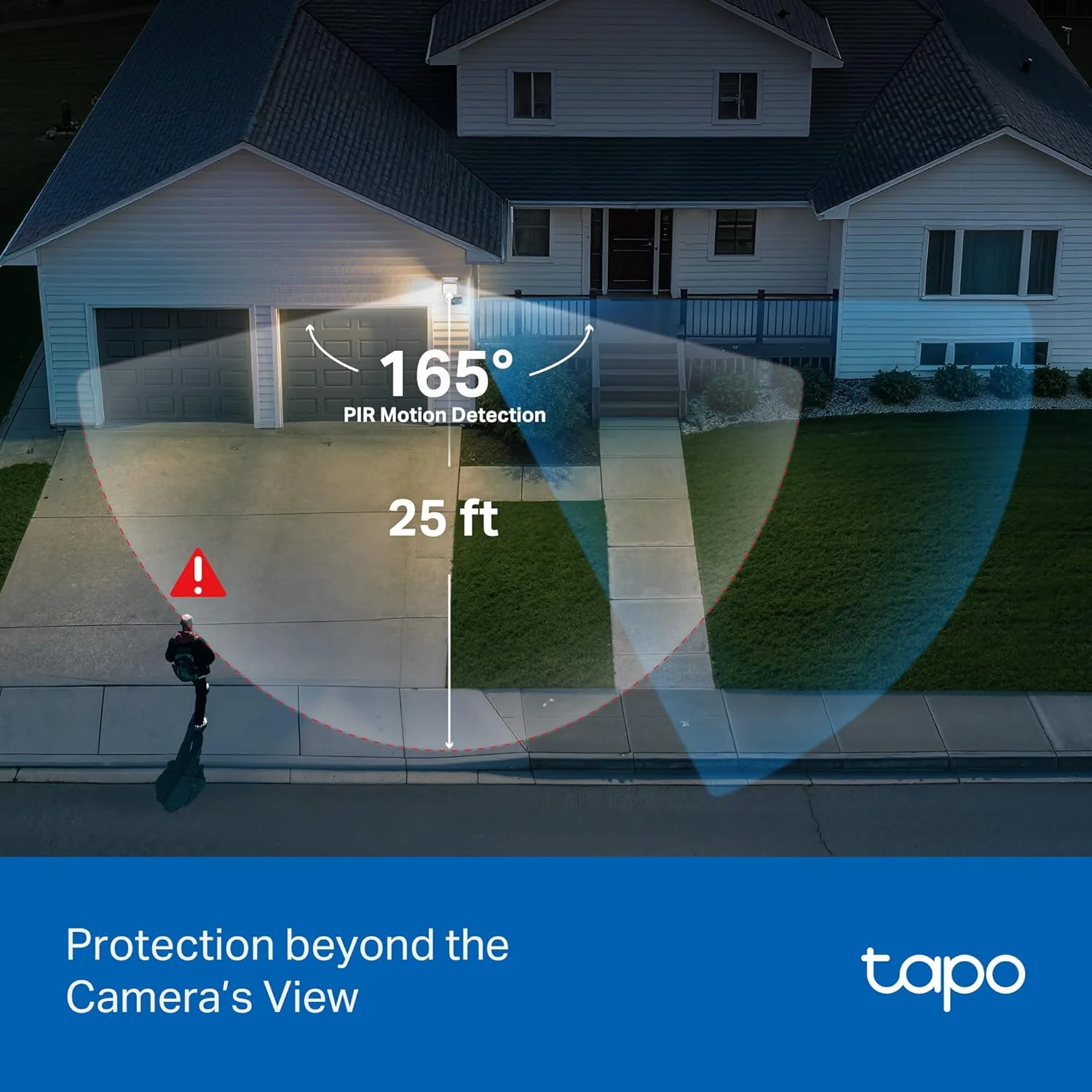 2K Pan/Tilt IP65 Floodlight Camera, Tapo C710 - Image 4