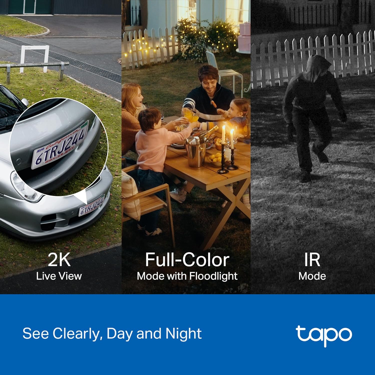 2K Pan/Tilt IP65 Floodlight Camera, Tapo C710 - Image 5