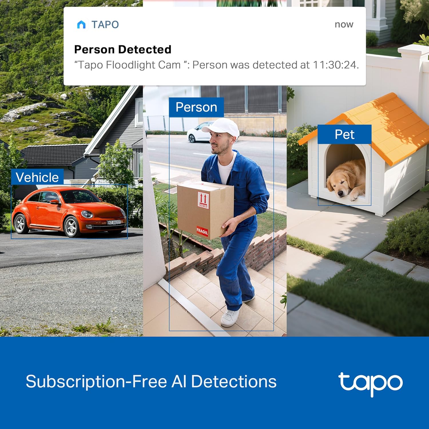 2K Pan/Tilt IP65 Floodlight Camera, Tapo C710 - Image 8