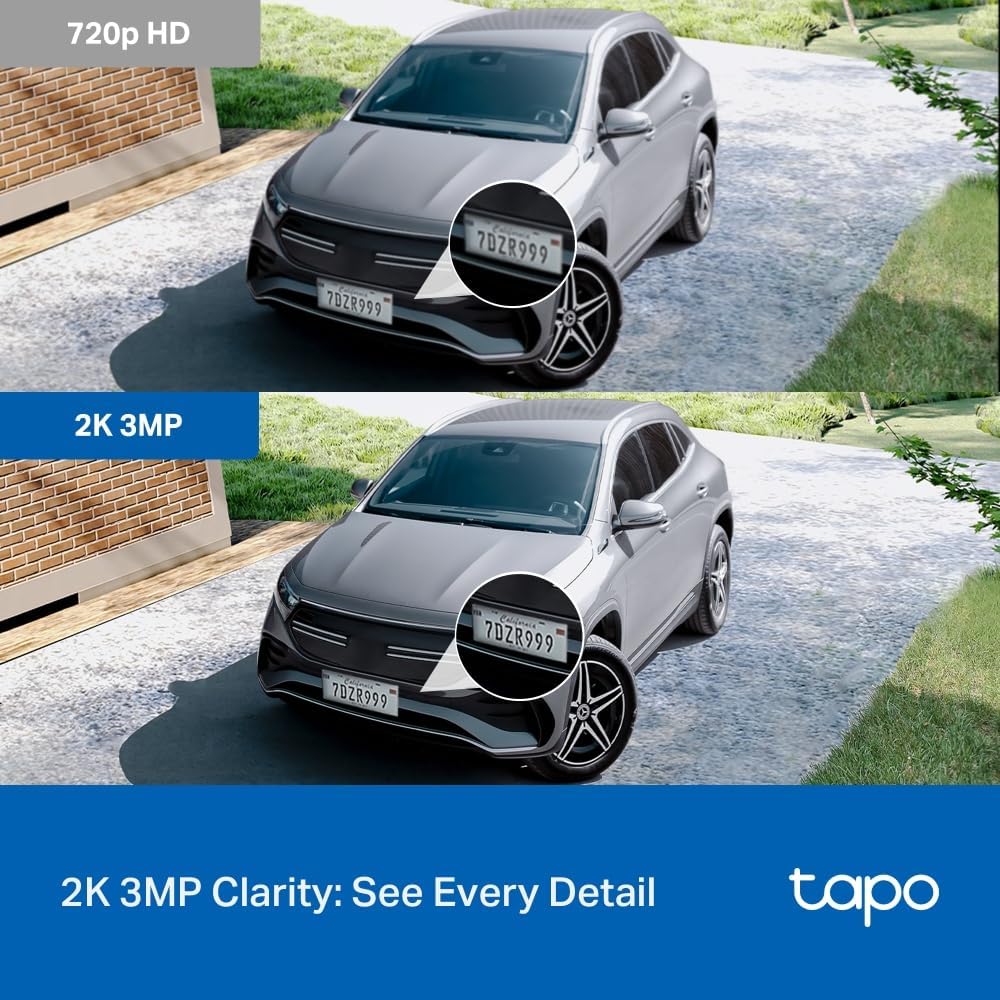 2K Pan/Tilt Indoor/Outdoor Security Camera  HybridCam 360, Tapo C217(2-Pack) - Image 3