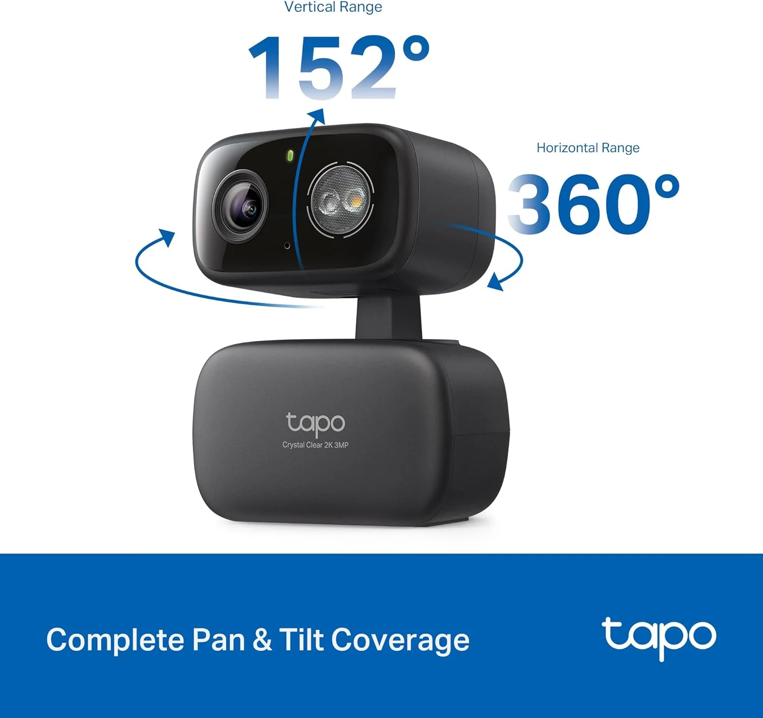 2K Pan/Tilt Indoor/Outdoor Security Camera  HybridCam 360, Tapo C217(2-Pack) - Image 4