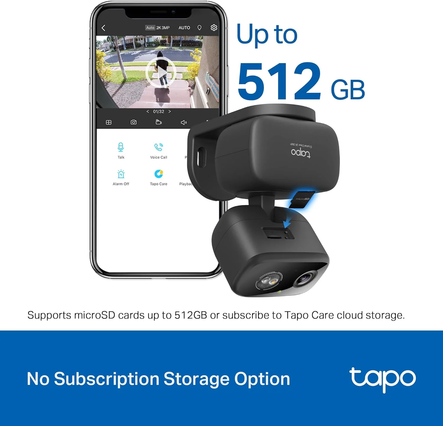 2K Pan/Tilt Indoor/Outdoor Security Camera  HybridCam 360, Tapo C217(2-Pack) - Image 8