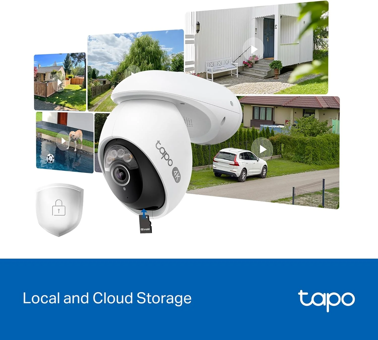 4K Pan/Tilt Outdoor Security Camera with Smart Hub, Tapo C560WS 4-Pack + H500 - Image 3