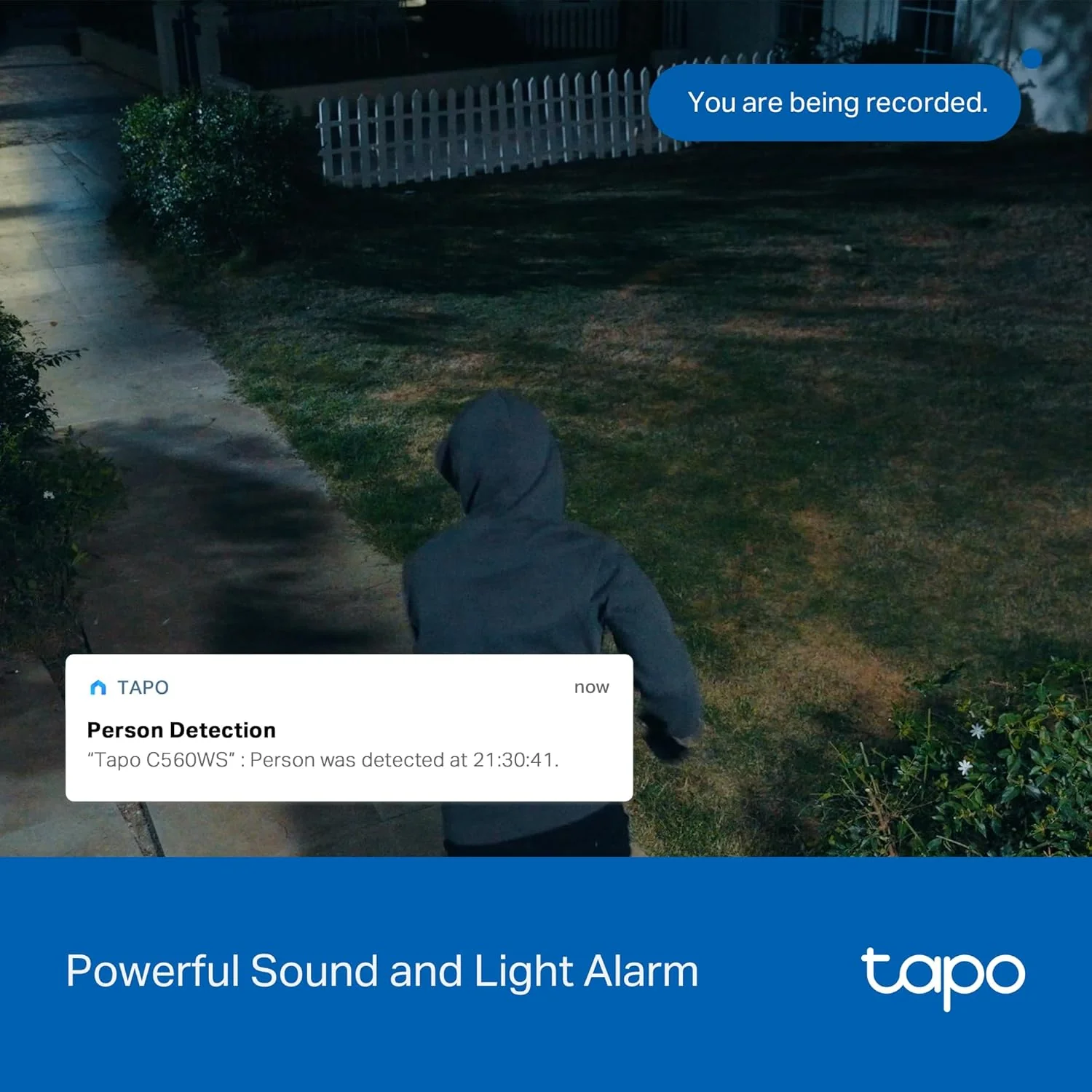 4K Pan/Tilt Outdoor Security Camera with Smart Hub, Tapo C560WS 4-Pack + H500 - Image 4