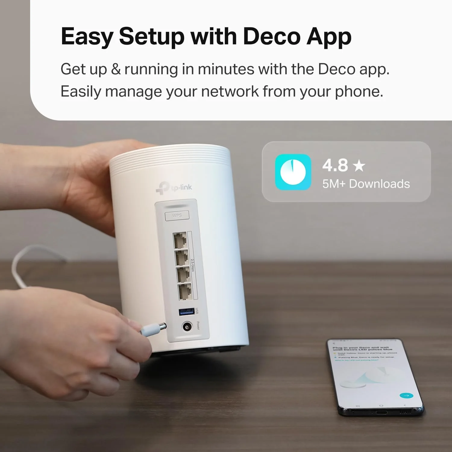 Deco 7 Pro BE10000 Tri-Band Wi-Fi 7 Mesh Router, Deco BE63 1-Pack - Image 7