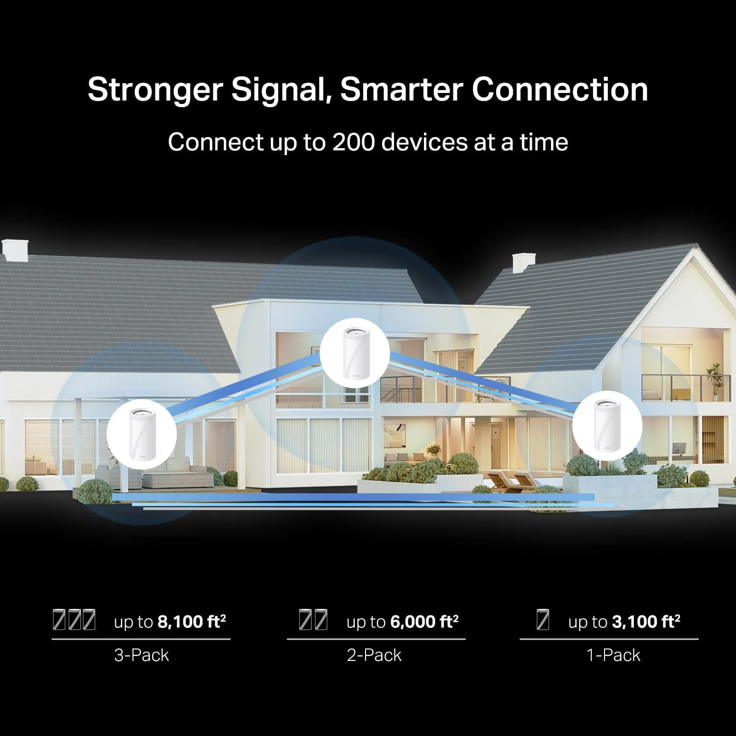 Deco 7 Pro BE14000 Tri-Band Wi-Fi 7 Mesh Router, Deco BE67 1-Pack - Image 3