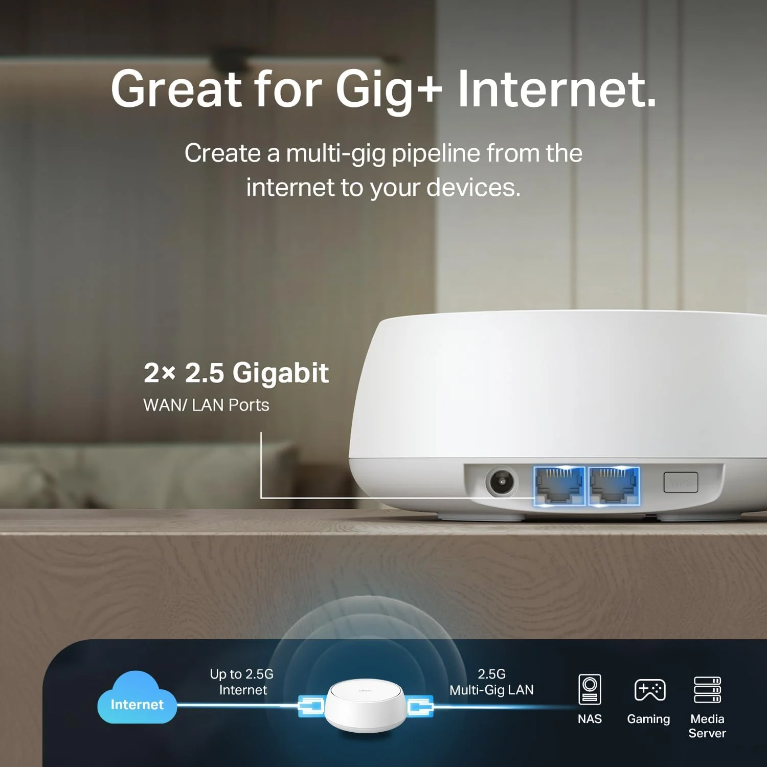 Deco 7 BE3600 Dual-Band Wi-Fi 7 Mesh Router, Deco BE23 1-Pack - Image 5