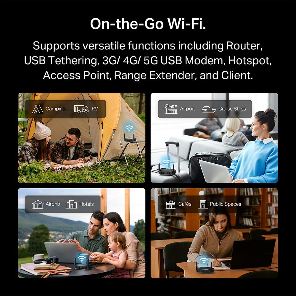 Roam 7 Dual-Band Wi-Fi 7 BE3600 Travel Router, TL-WR3602BE - Image 4