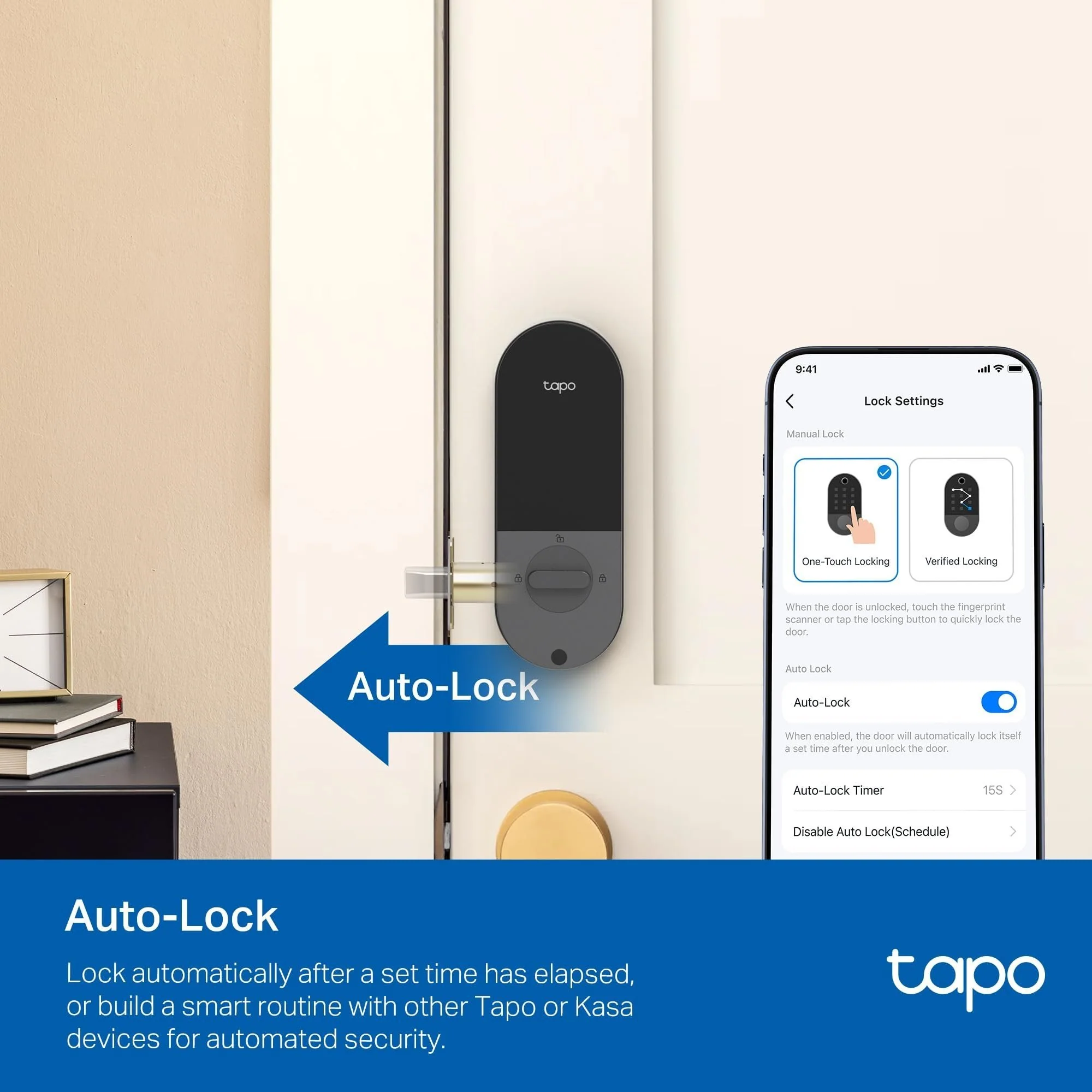 Front Door Security Plus Bundle – 2K Video Doorbell Camera + Fingerprint Door Lock - Image 12