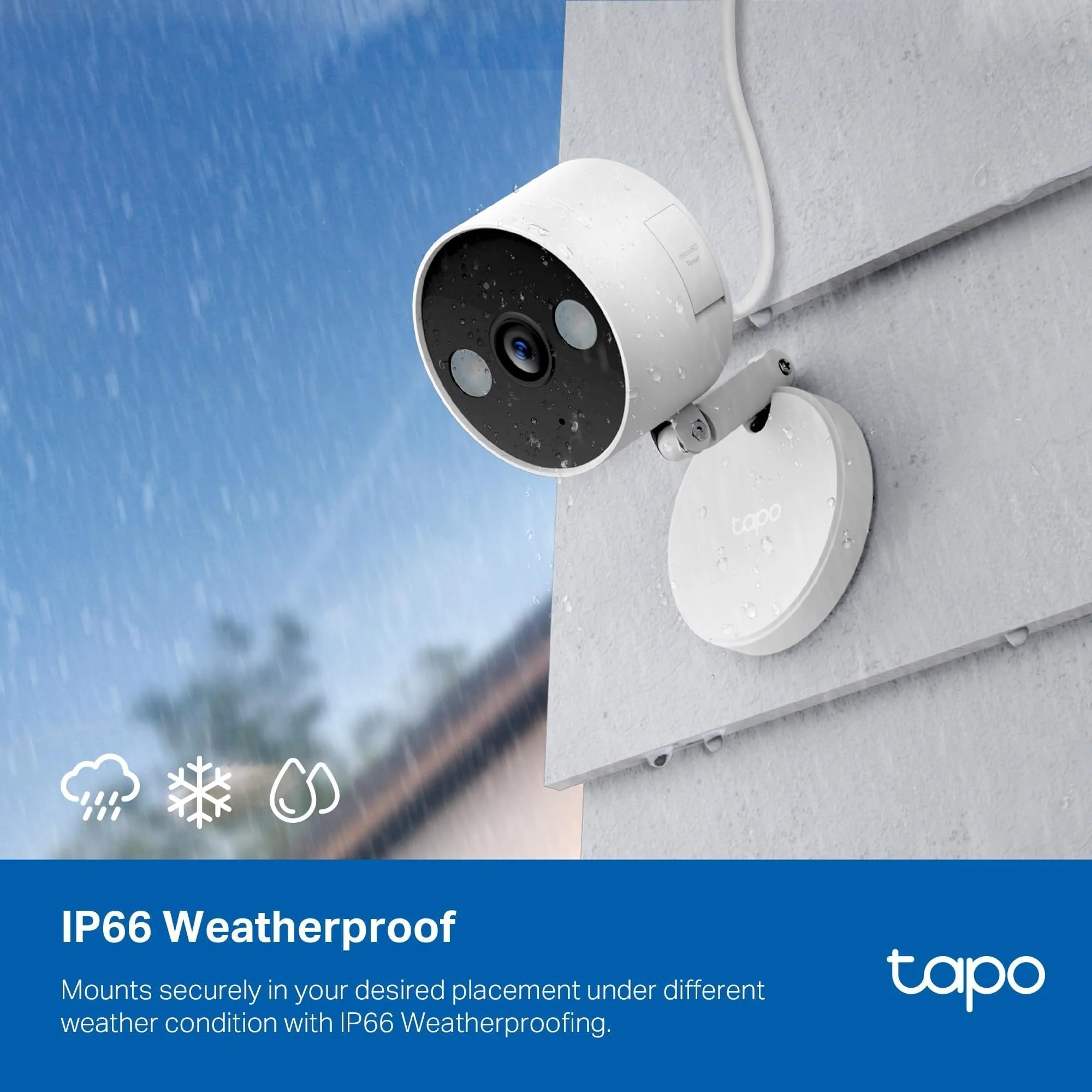 2K Indoor/Outdoor Security Camera, Tapo C120 4-Pack - Image 7