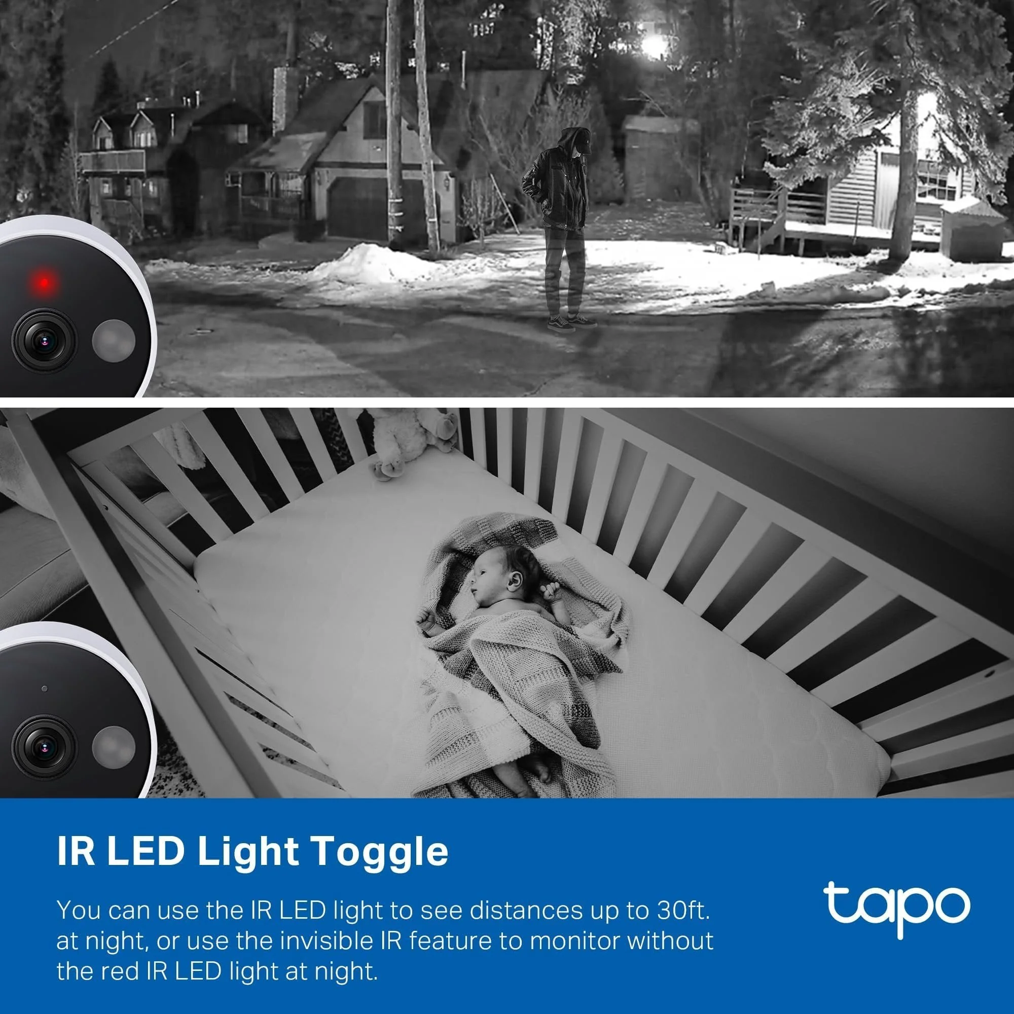 2K Indoor/Outdoor Security Camera, Tapo C120 4-Pack - Image 9