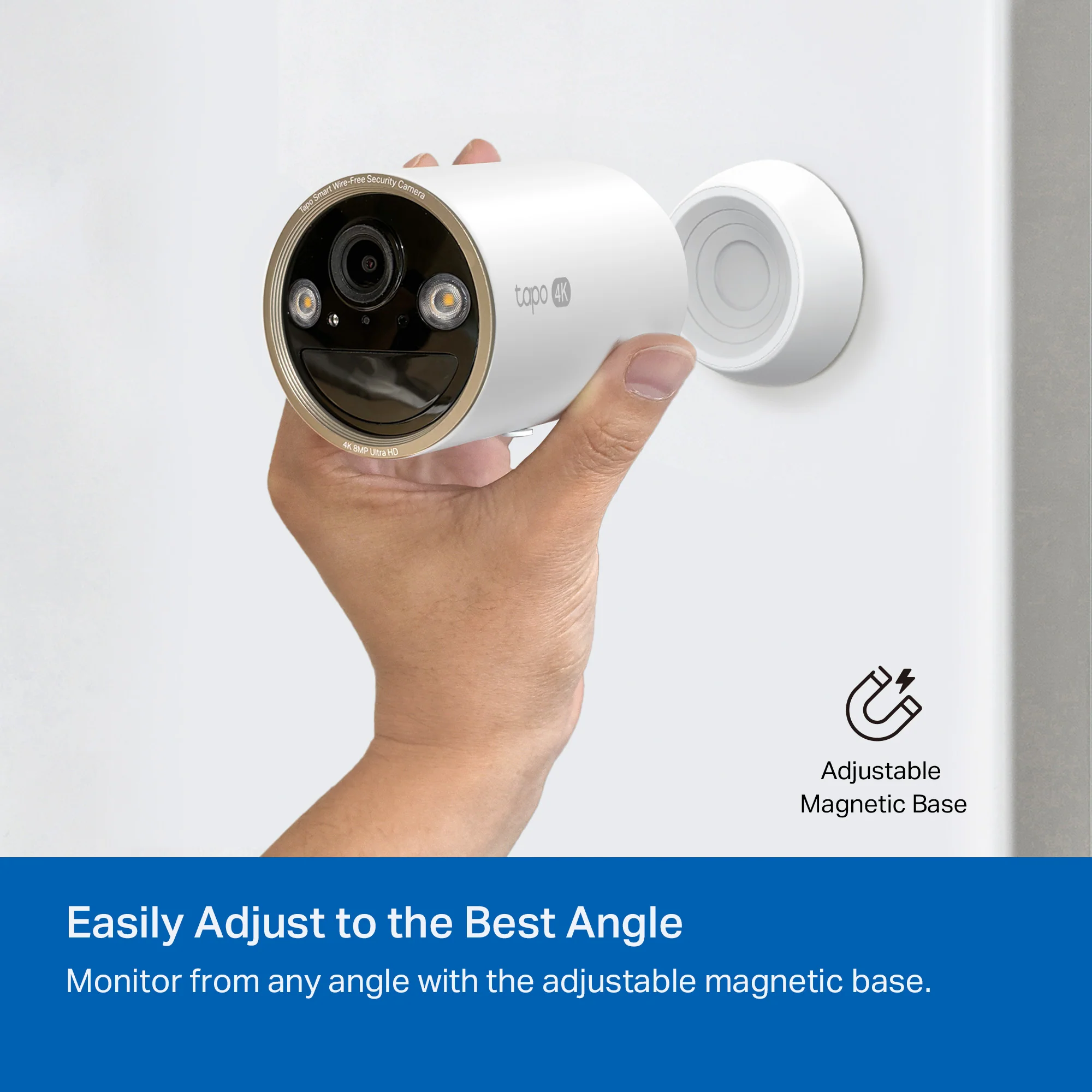 MagCam 4K Ultra HD Battery Powered Security Camera, Tapo C460 2-Pack - Image 5