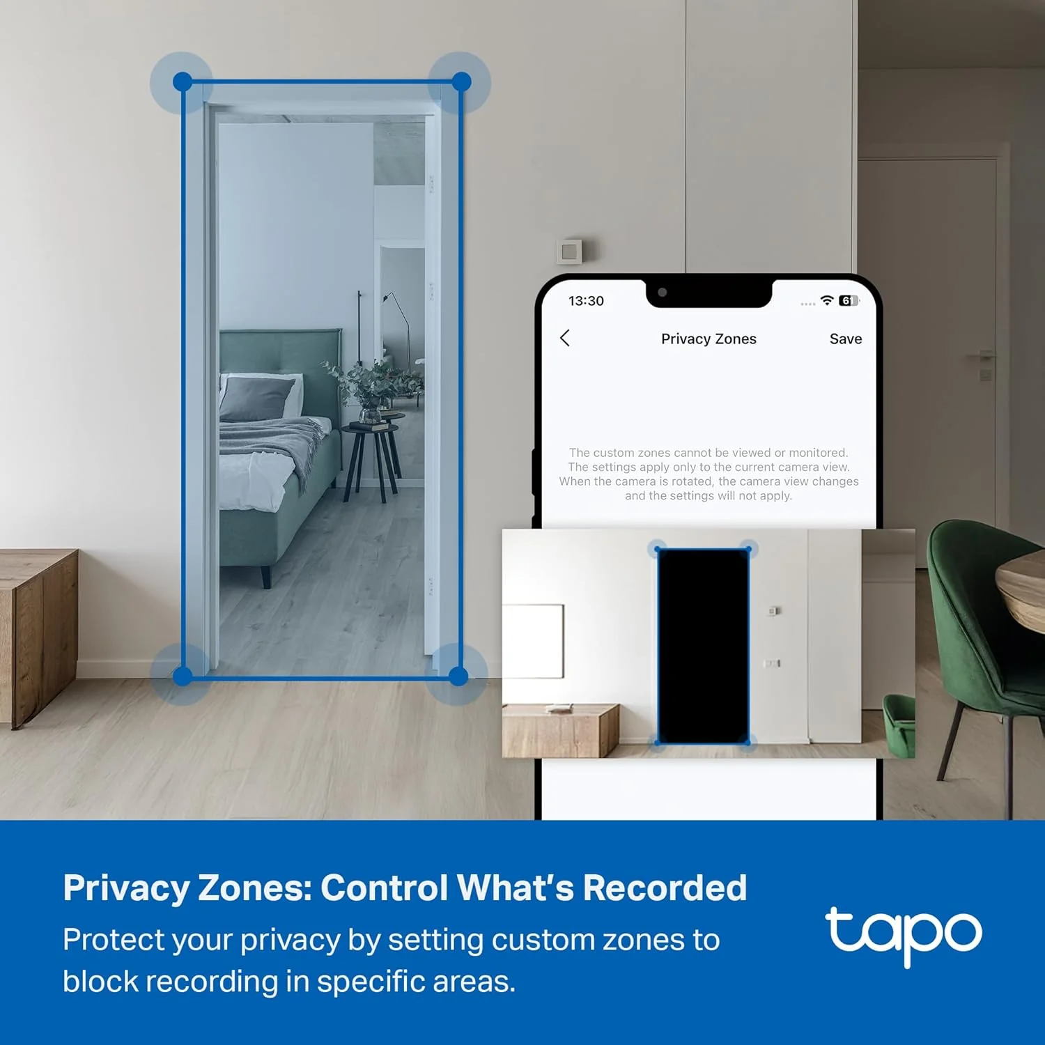 Pan/Tilt 3K 5MP Indoor Security Camera, Tapo C230 - Image 8