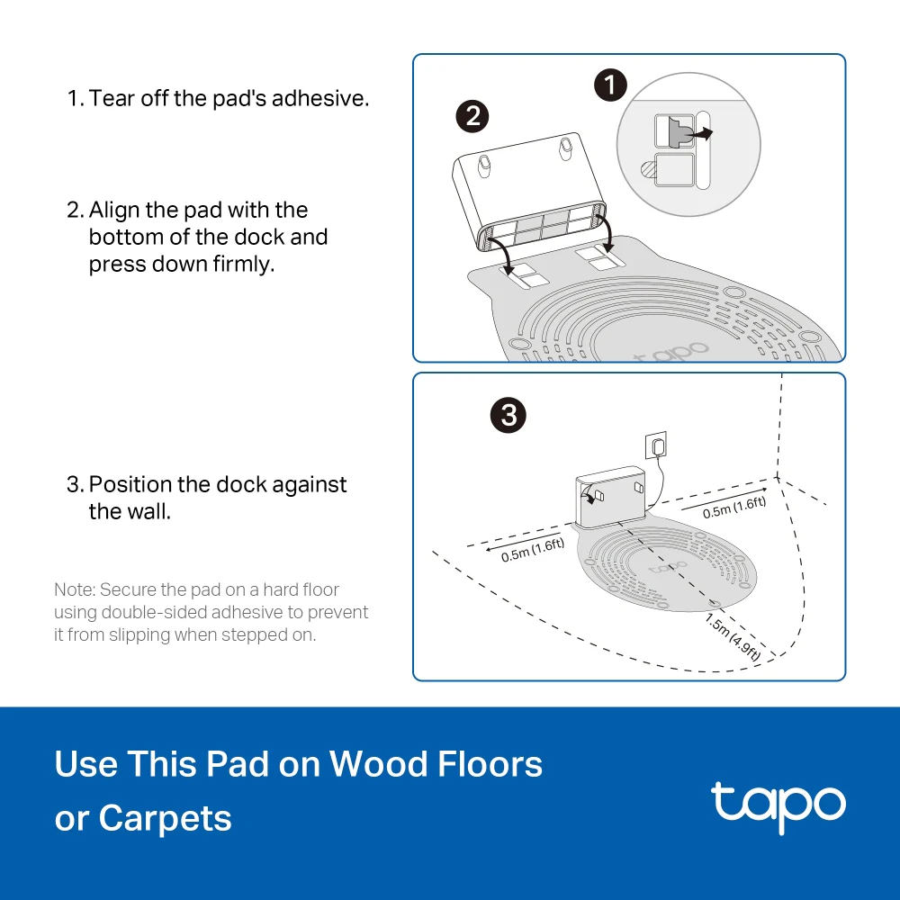 Robot Vacuum Waterproof Mat, Tapo RVA410 - Image 2