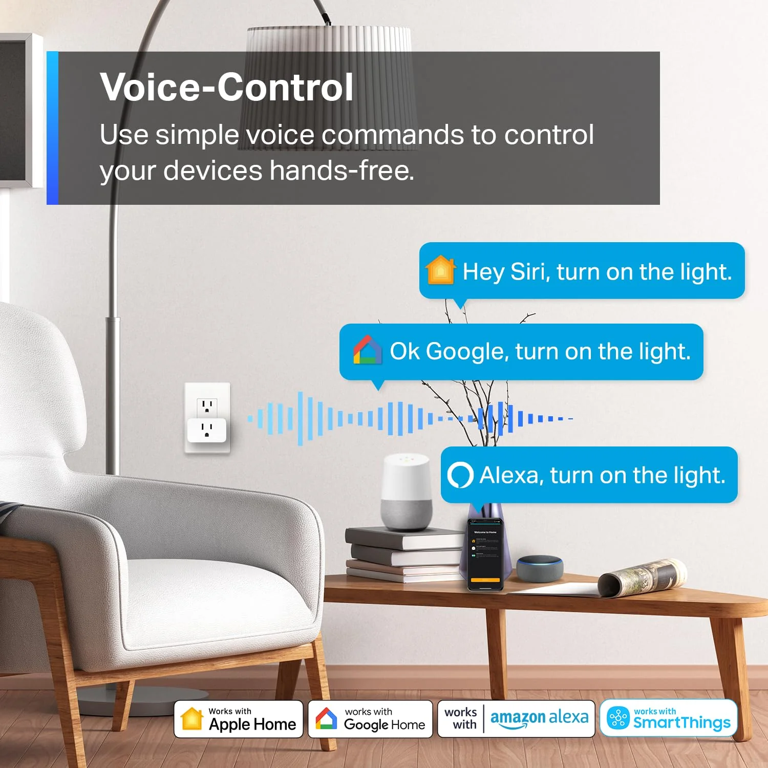 Matter-Certified Smart Plug Mini 15A, Tapo P125M (3-Pack) - Image 7