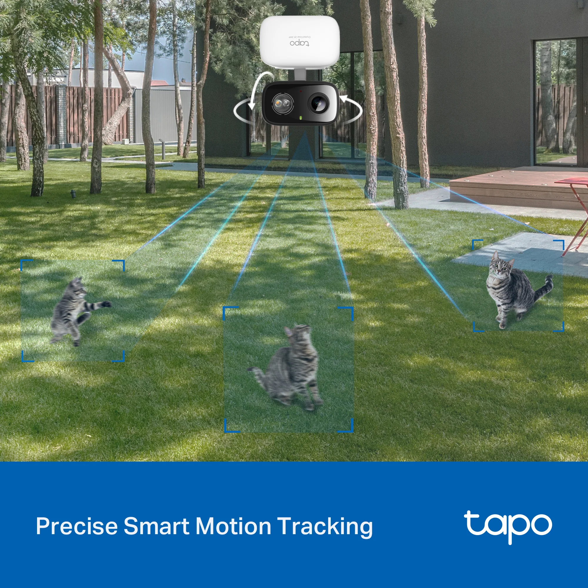 2K Pan/Tilt Indoor/Outdoor Security Camera, Tapo C216 2-Pack - Image 6