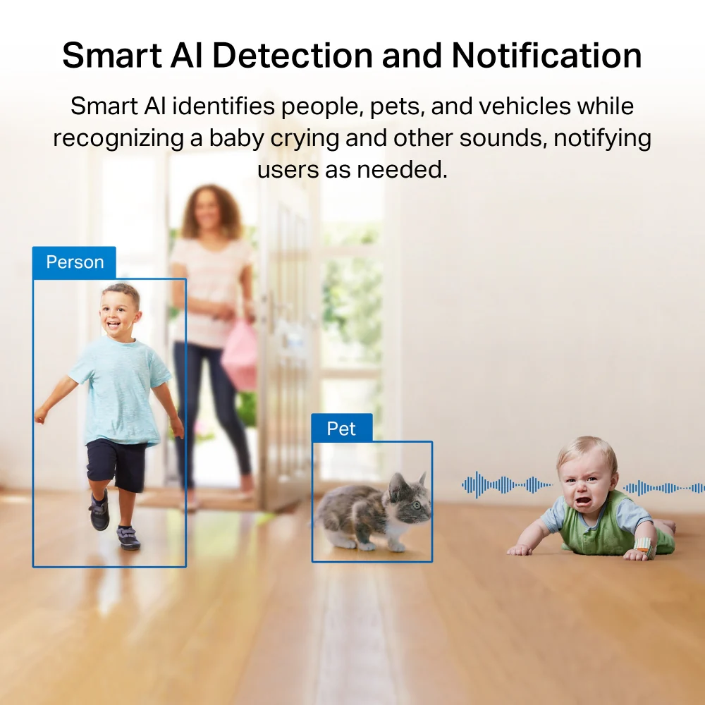 Apple Home Pan/Tilt 2K QHD Security Camera, Tapo C225 - Image 7