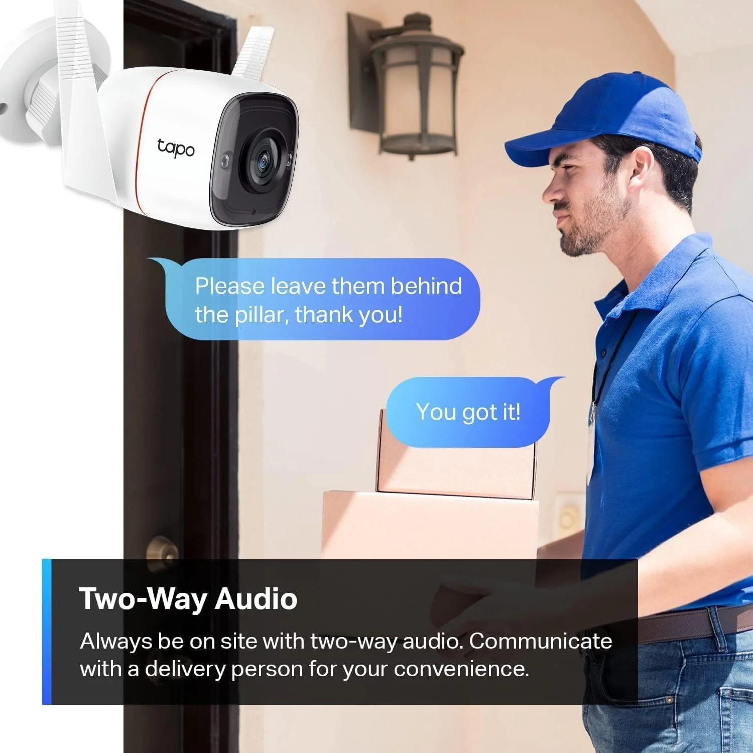 2K IP66 Outdoor Security Camera, Tapo C310 - Image 6