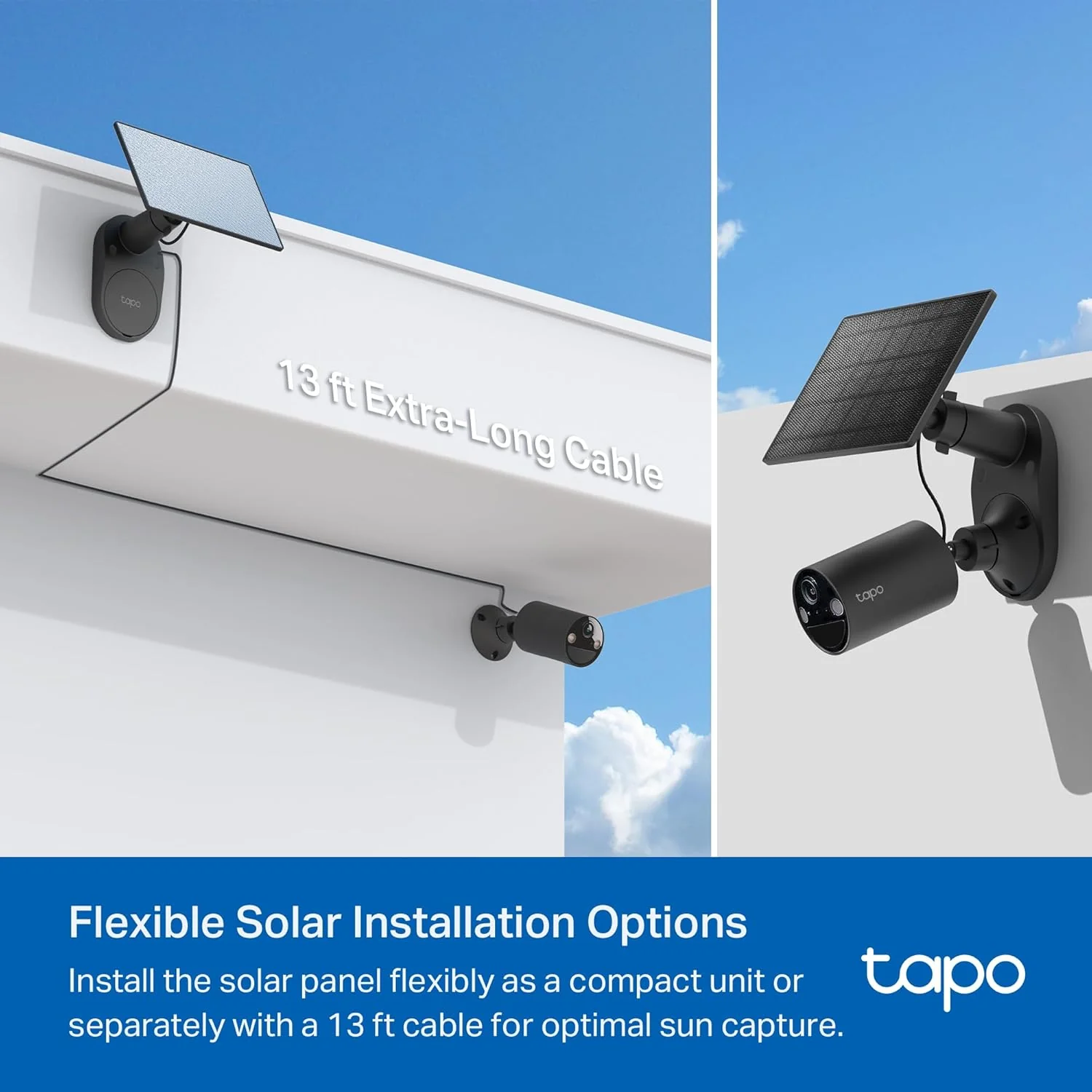 SolarCam 1080P Camera with Solar Panel Black, Tapo C403 Kit - Image 4