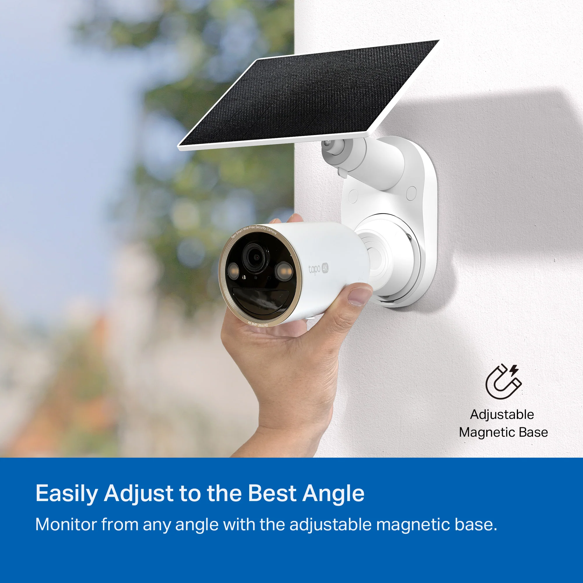 MagCam 4K Solar Ultra HD Outdoor Security Camera with Solar Panel, Tapo C460 Kit - Image 9