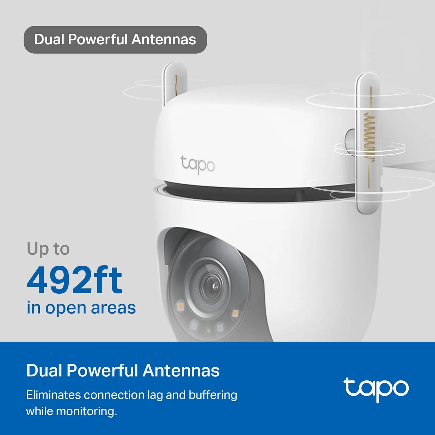 Pan/Tilt 2K QHD IP66 Outdoor Security Camera, Tapo C520WS - Image 10