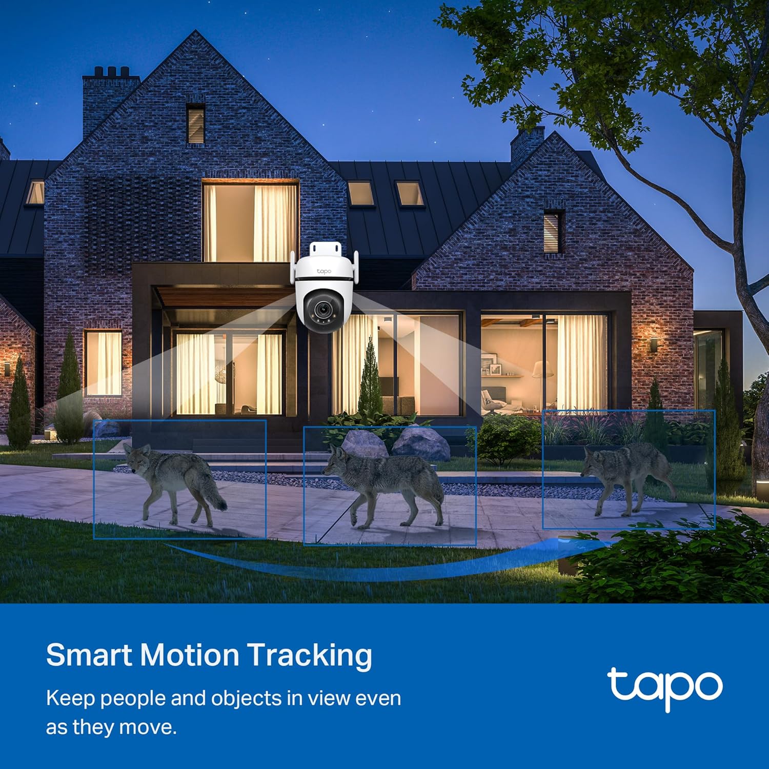 Pan/Tilt 2K QHD IP66 Outdoor Security Camera, Tapo C520WS - Image 4