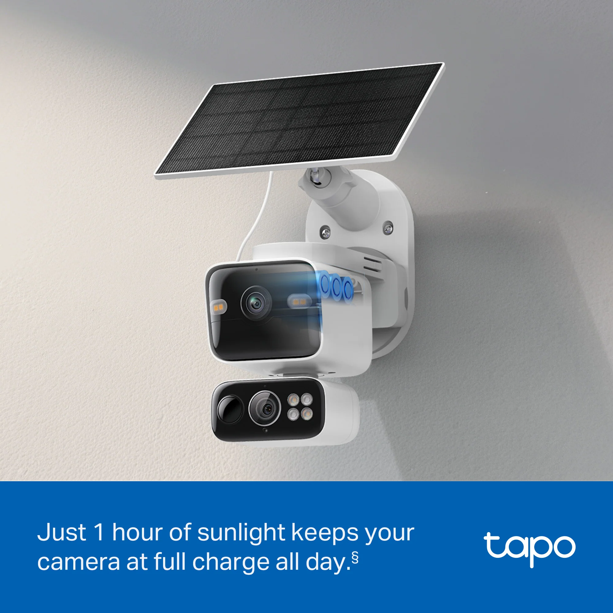 Tapo C645D Kit 2K Dual-Lens Solar Pan/Tilt Security Camera Kit - Image 5