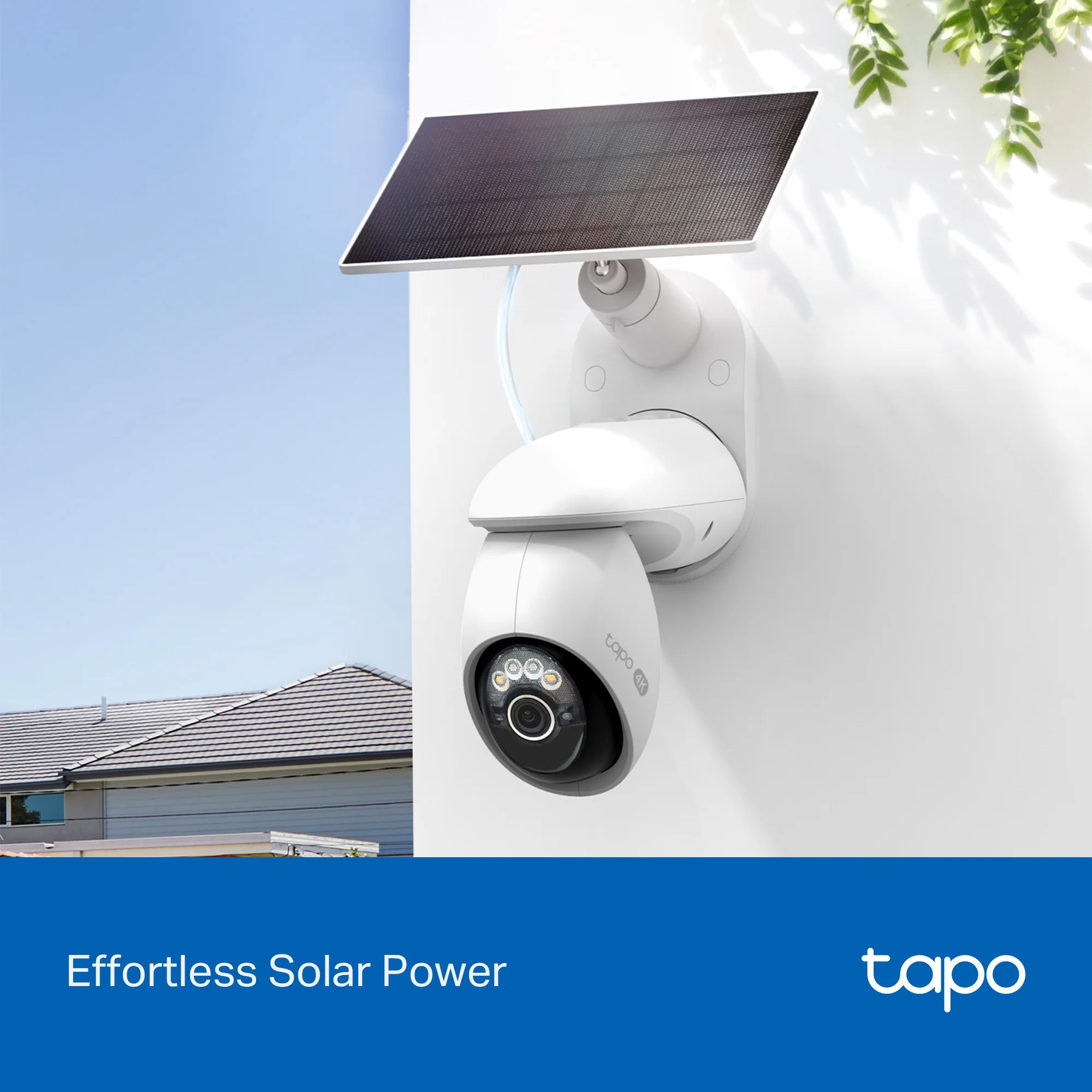 Tapo C660 Kit 4K Ultra HD Outdoor Pan/Tilt Security Camera with Solar Panel, 4-Pack - Image 8