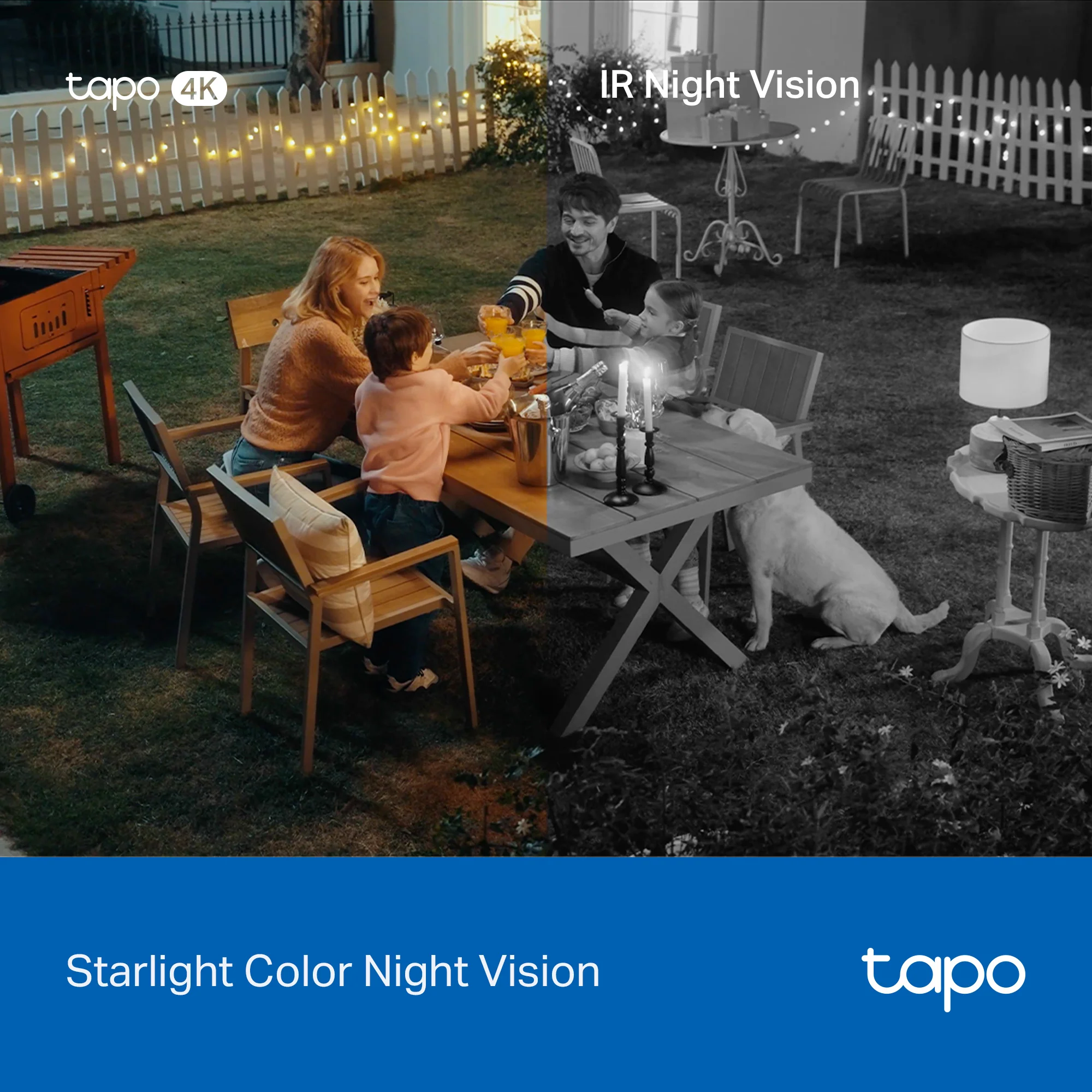Tapo C660 Kit 4K Ultra HD Outdoor Pan/Tilt Security Camera with Solar Panel, 4-Pack - Image 9