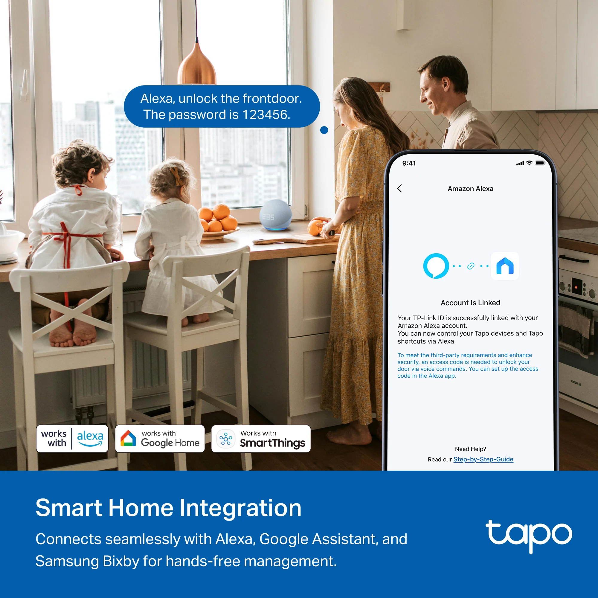 Fingerprint Smart Battery-Powered Door Lock, Tapo DL110 - Image 5