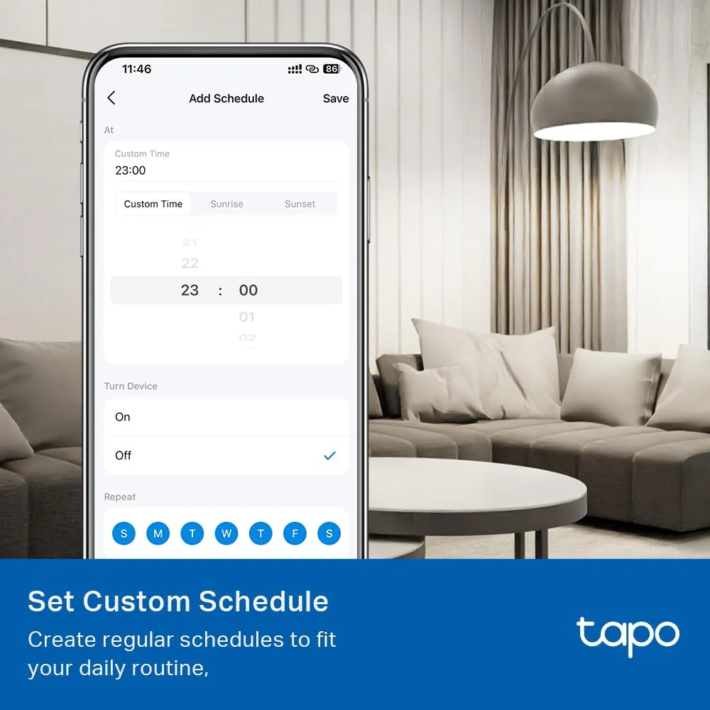 Smart Dimmable Light Bulb, 4000K, Tapo L520E(4-Pack) - Image 7
