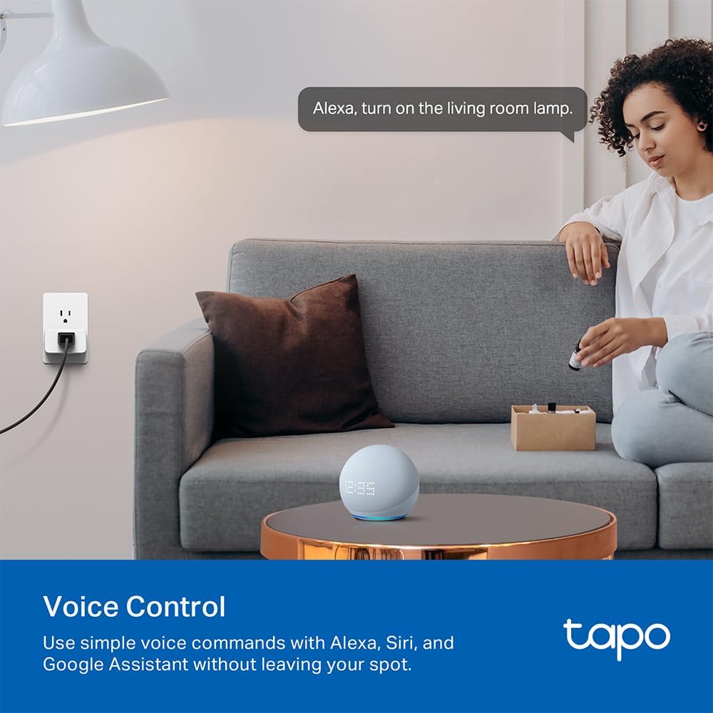 Matter-Certified Energy Monitoring Smart Plug Mini, Tapo P110M(4-Pack) - Image 8