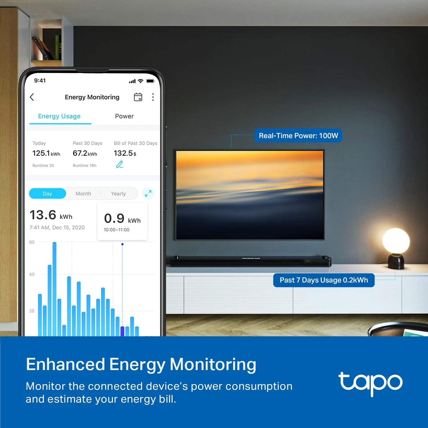 Matter-Certified Smart Outlet, Tapo P210M - Image 5