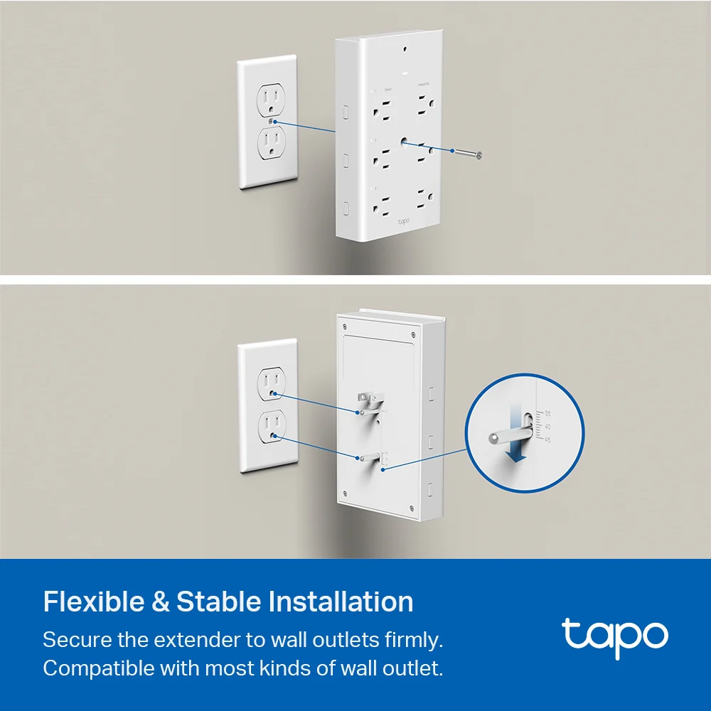 Smart Plug WiFi Outlet Extender, Surge Protect, Tapo P306 - Image 4