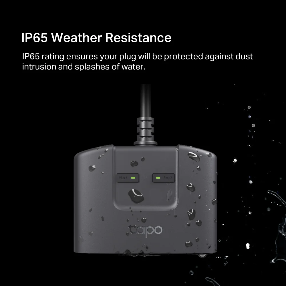 Matter-Certified IP65 Smart Outdoor Plug, Tapo P400M - Image 4