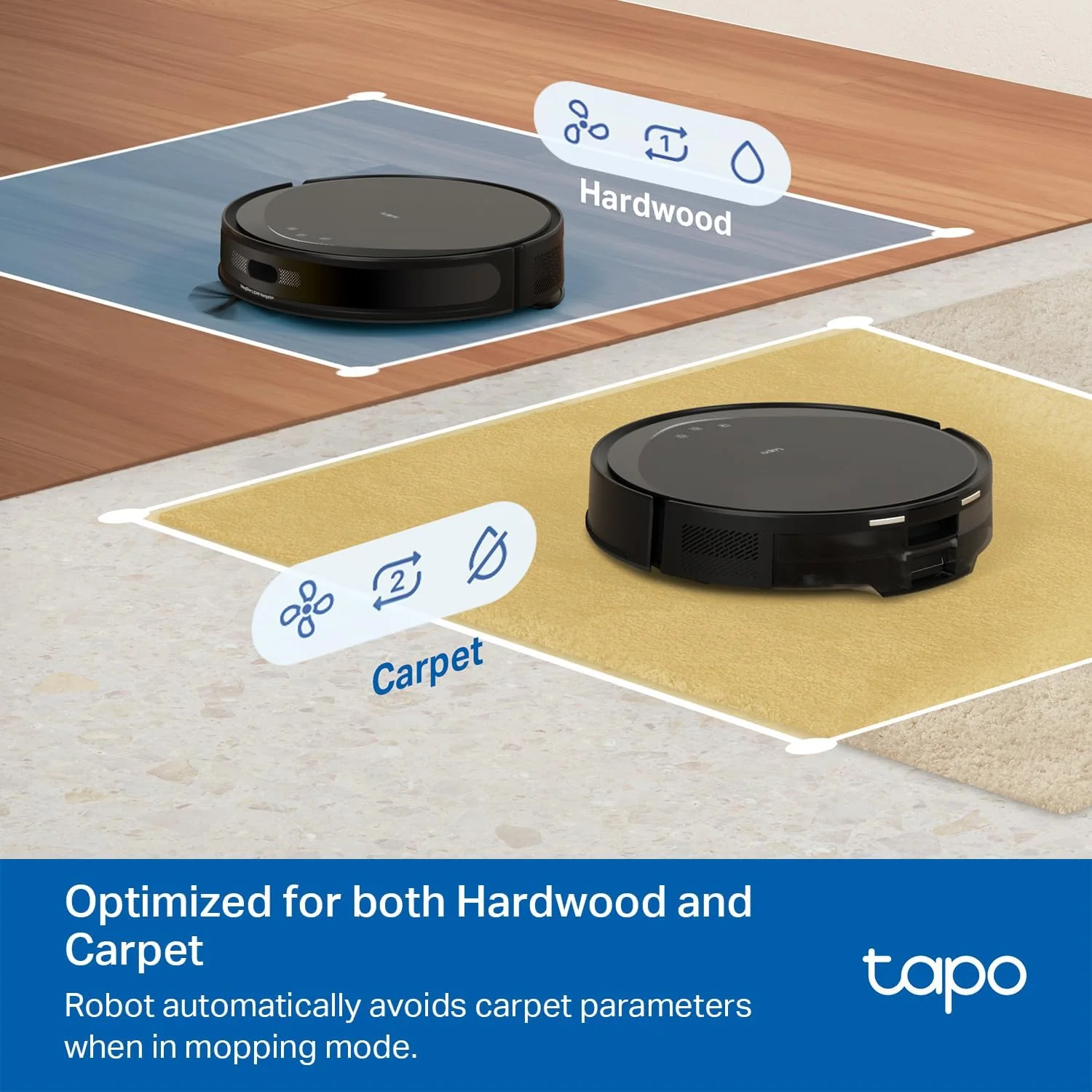 MagSlim LiDAR Robot Vacuum & Mop, Tapo RV20 MAX - Image 7