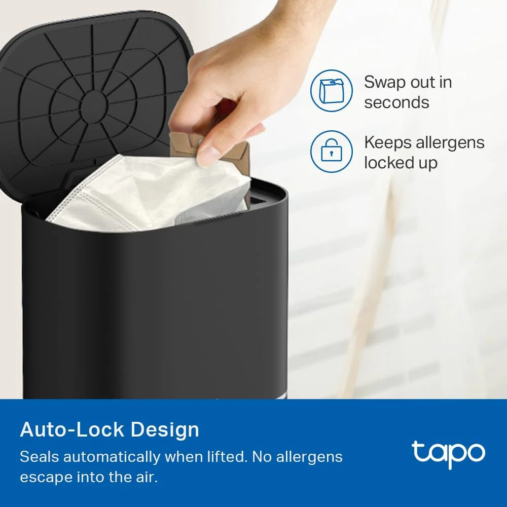 Robot Vacuum Disposable Dust Bag, 5 PC, Tapo RVA202 - Image 3