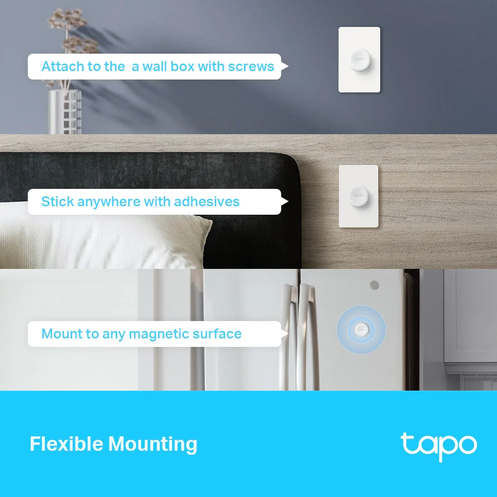 Smart Remote Dimmer Switch, Hub Required, White, Tapo S200D - Image 5