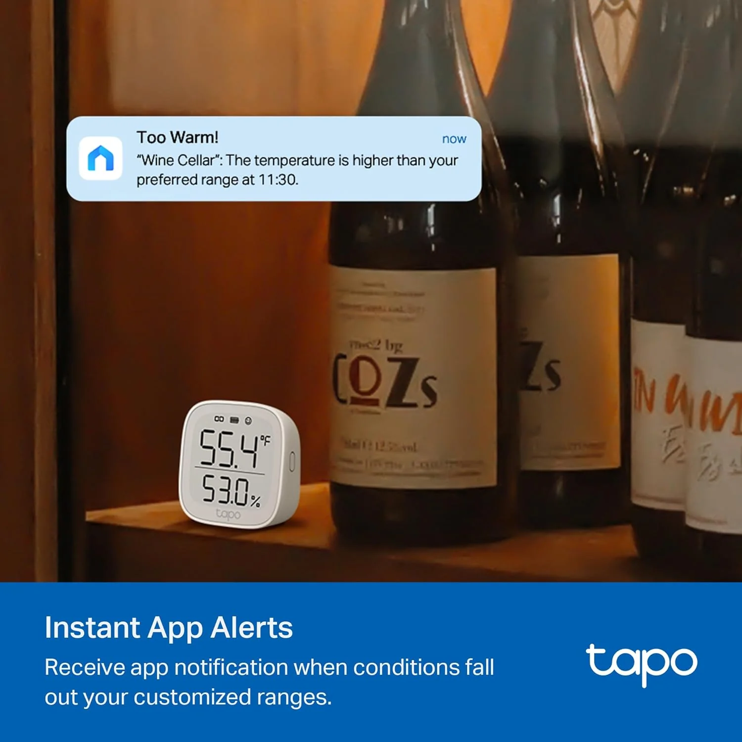 Smart Temperature & Humidity Monitor, Hub Required, Tapo T315 - Image 6