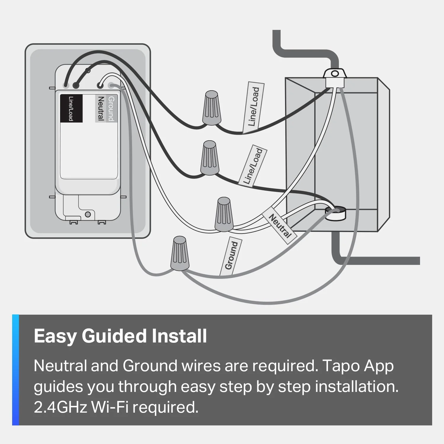 Matter-Certified Single Pole Smart Light Switch White, Tapo S505 - Image 7