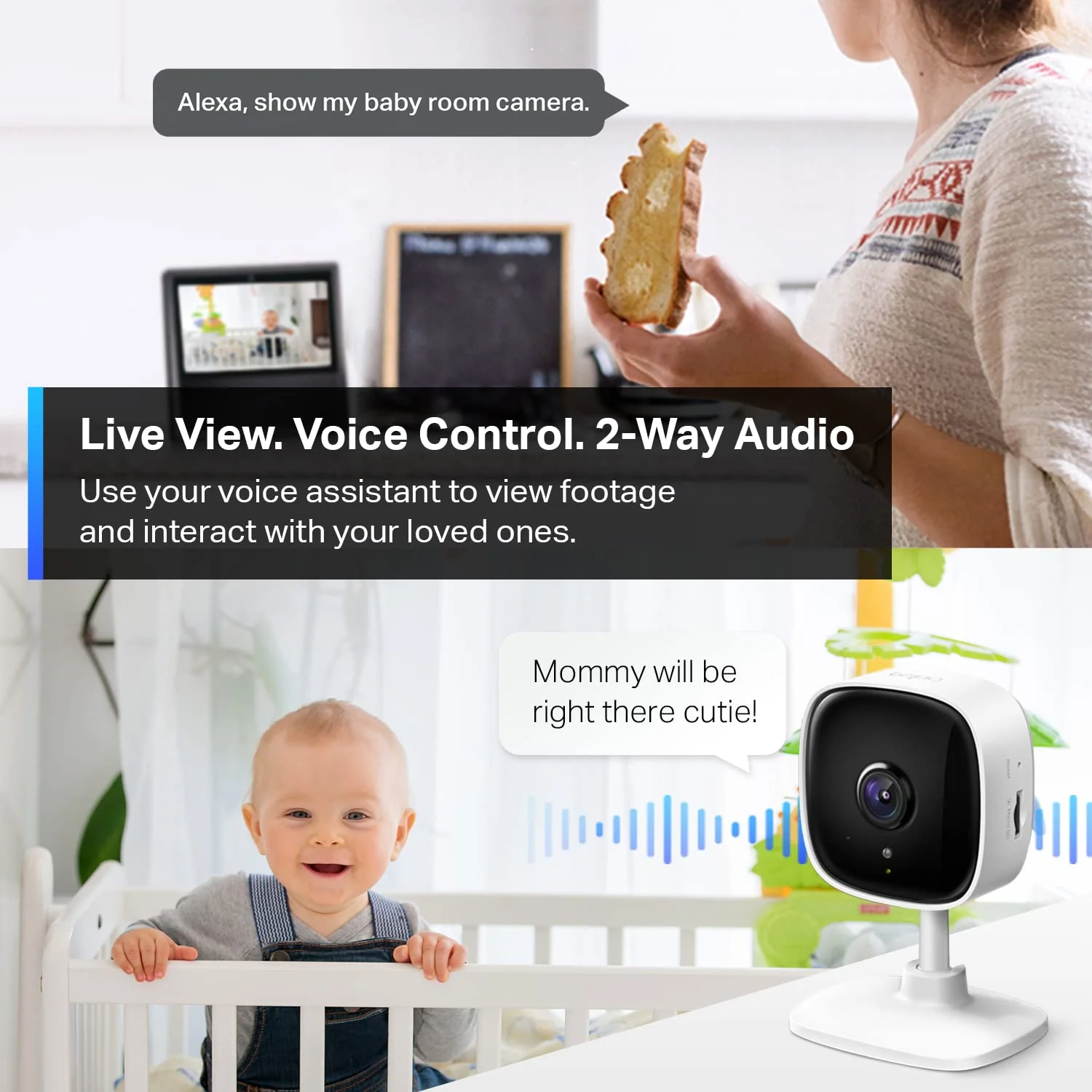 2K Indoor Security Camera, Tapo C110 - Image 4