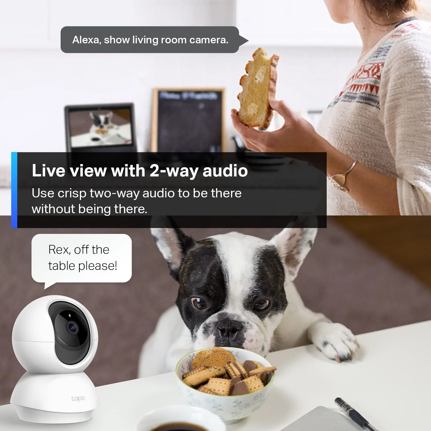 Pan/Tilt 2K Indoor Security Camera, Tapo C210 - Image 4
