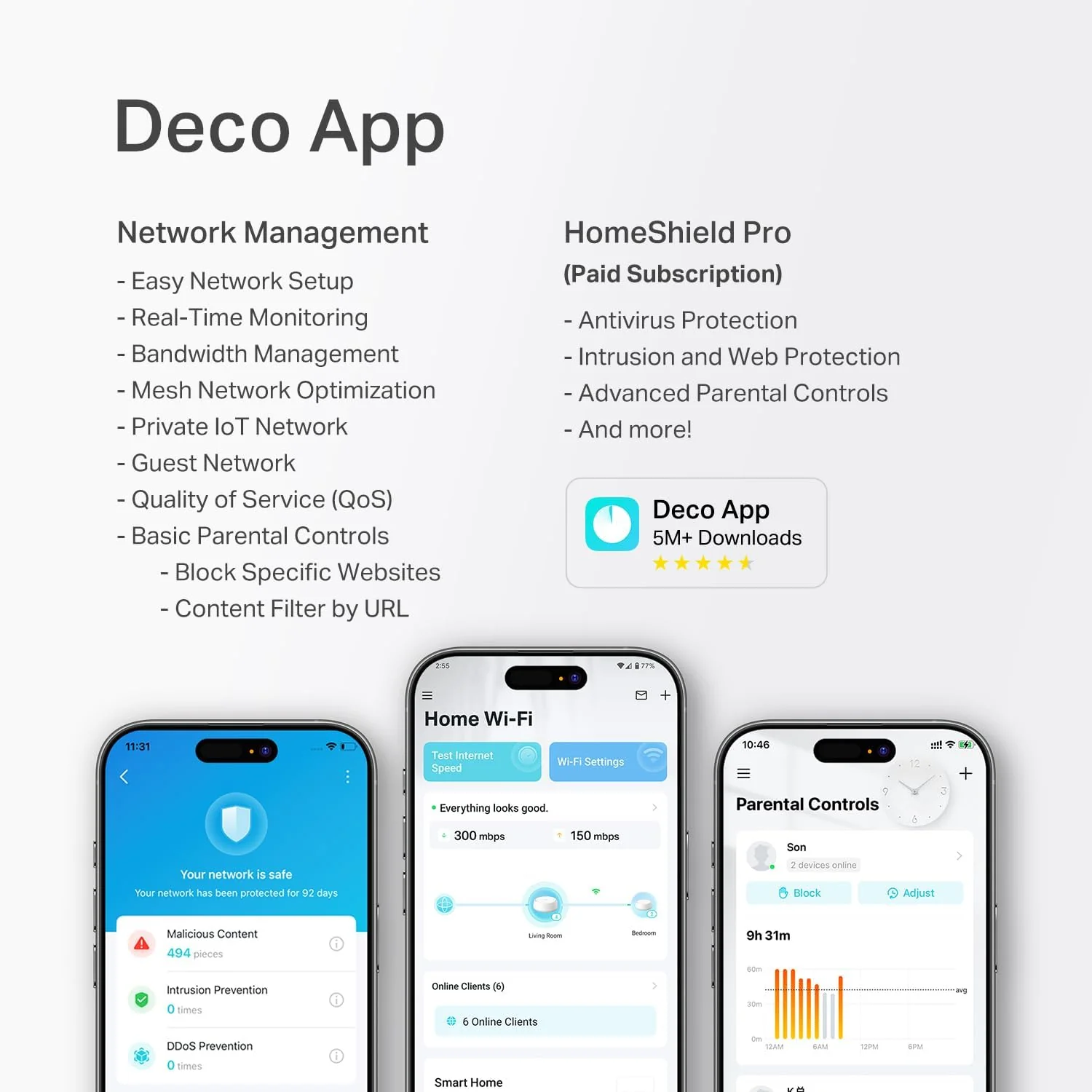 Deco 7 BE5000 Dual-Band Wi-Fi 7 Mesh System, Deco BE25 2-Pack - Image 9