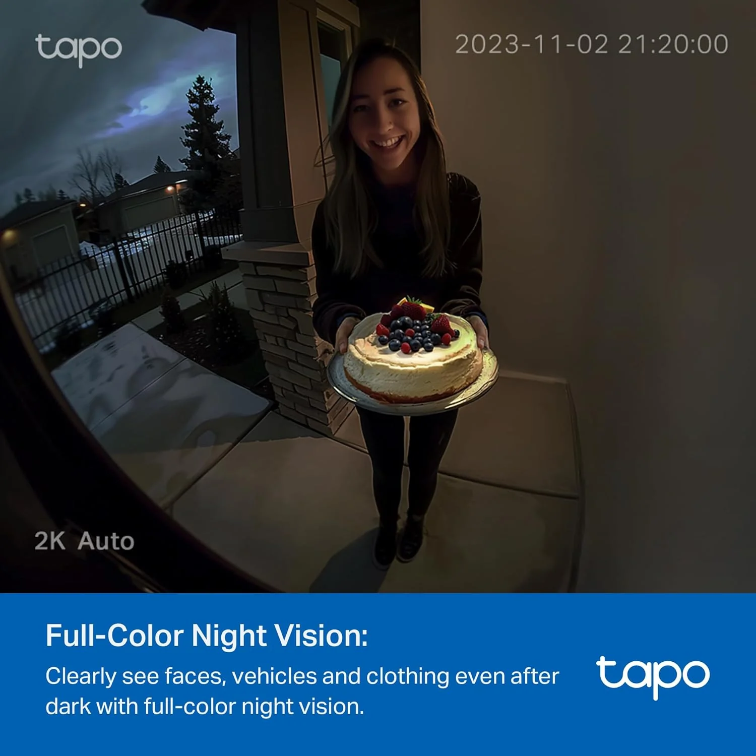 2K Smart Doorbell Battery Powered, Tapo D210 - Image 7