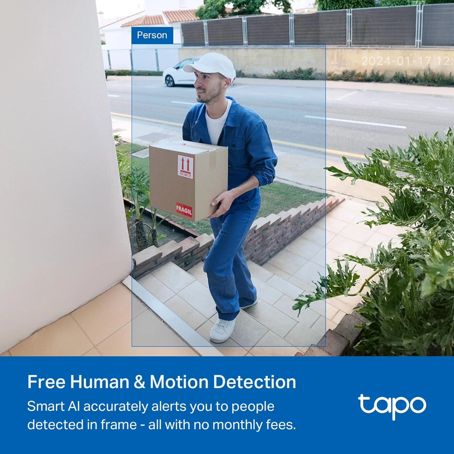 2K Smart Doorbell Battery Powered, Tapo D210 - Image 6