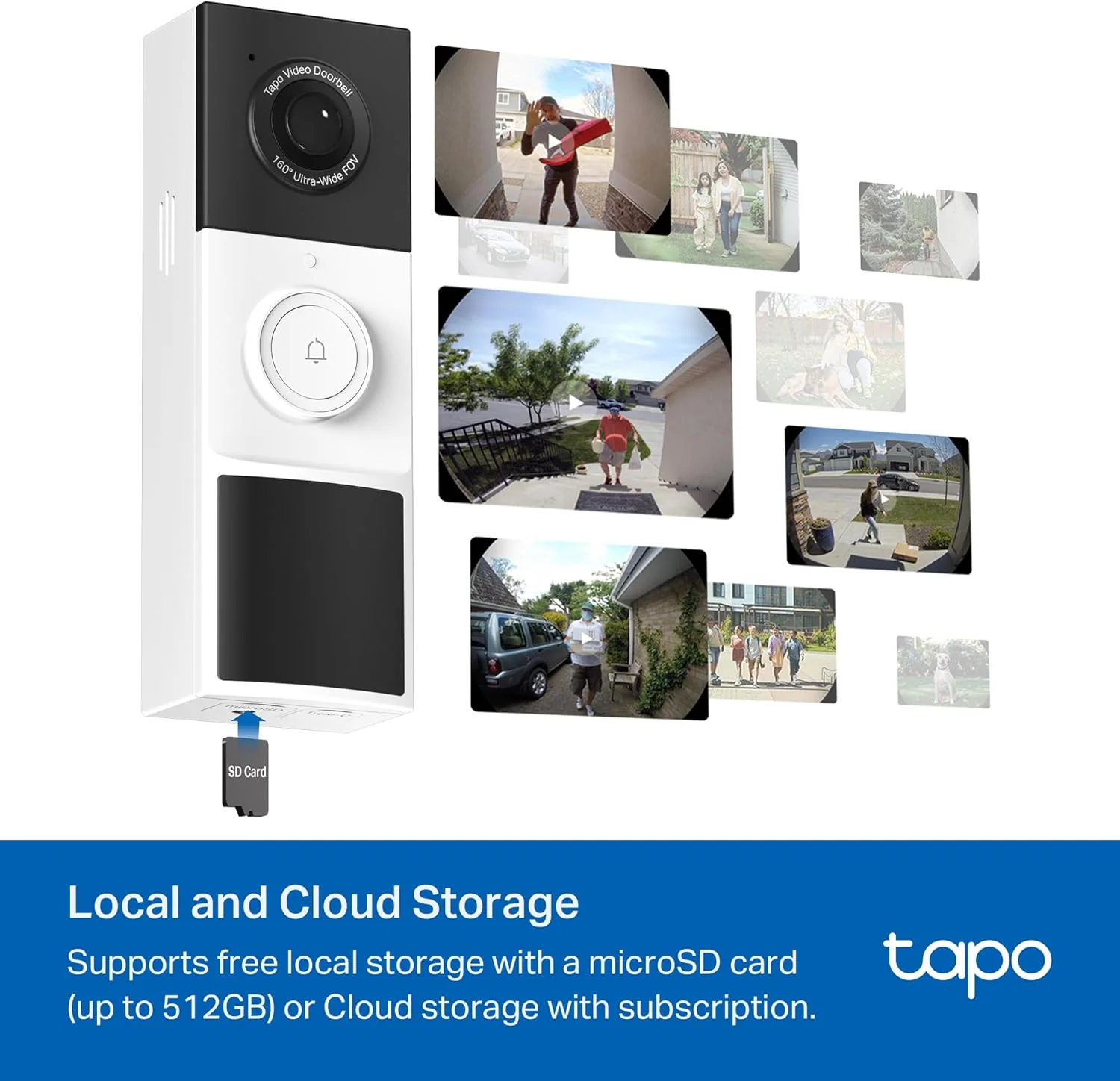 2K Smart Doorbell Battery Powered, Tapo D210 - Image 4